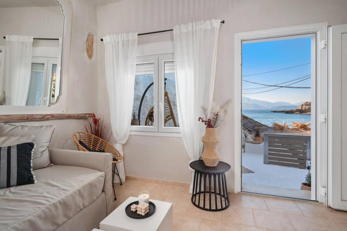 Hotel Casa Grotta With Sea & Cave View Matala Exterior foto