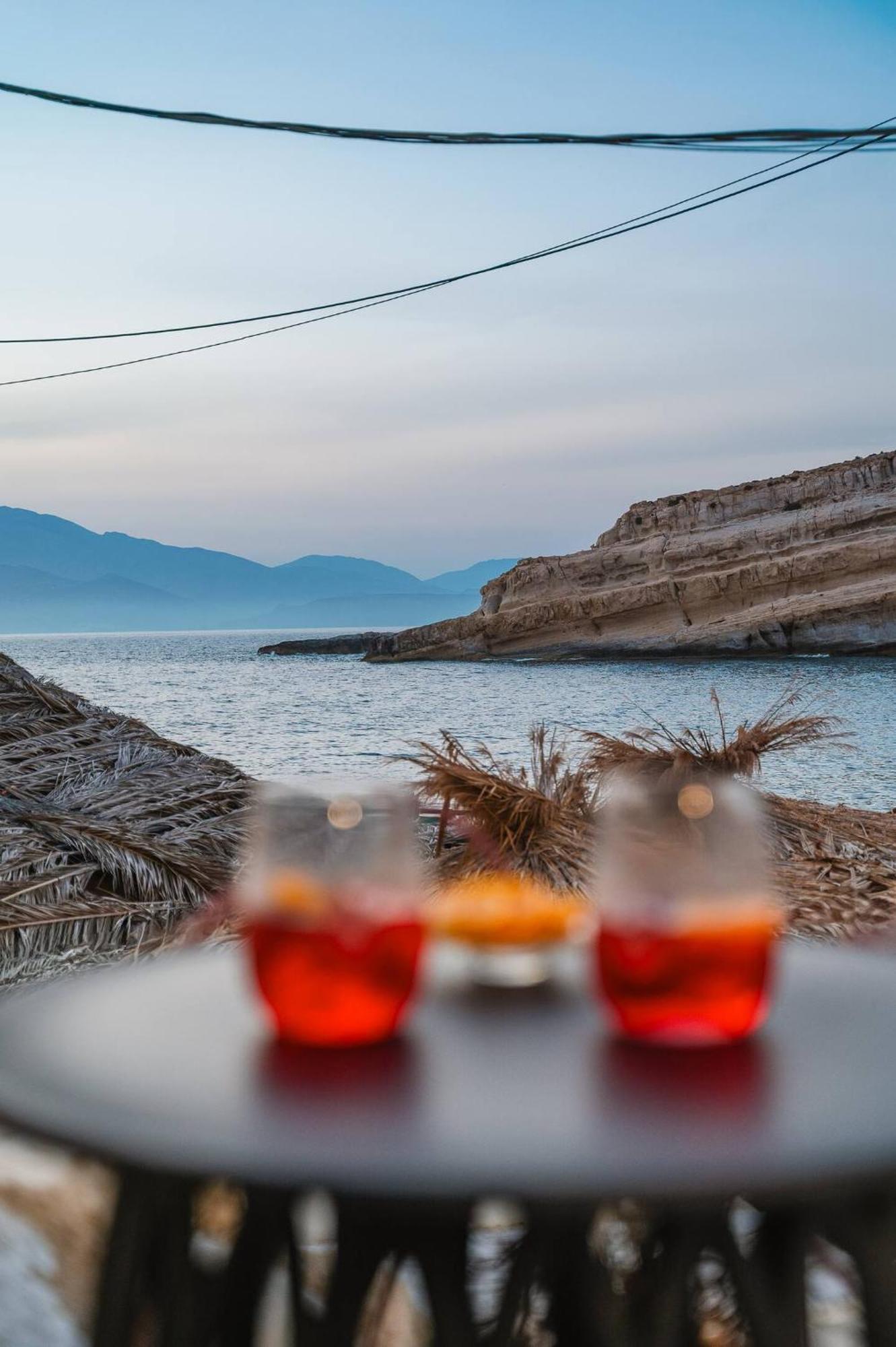Hotel Casa Grotta With Sea & Cave View Matala Exterior foto