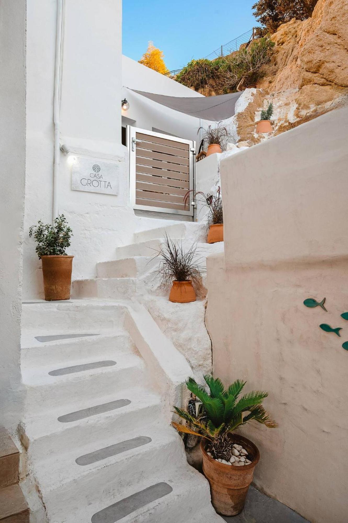 Hotel Casa Grotta With Sea & Cave View Matala Exterior foto